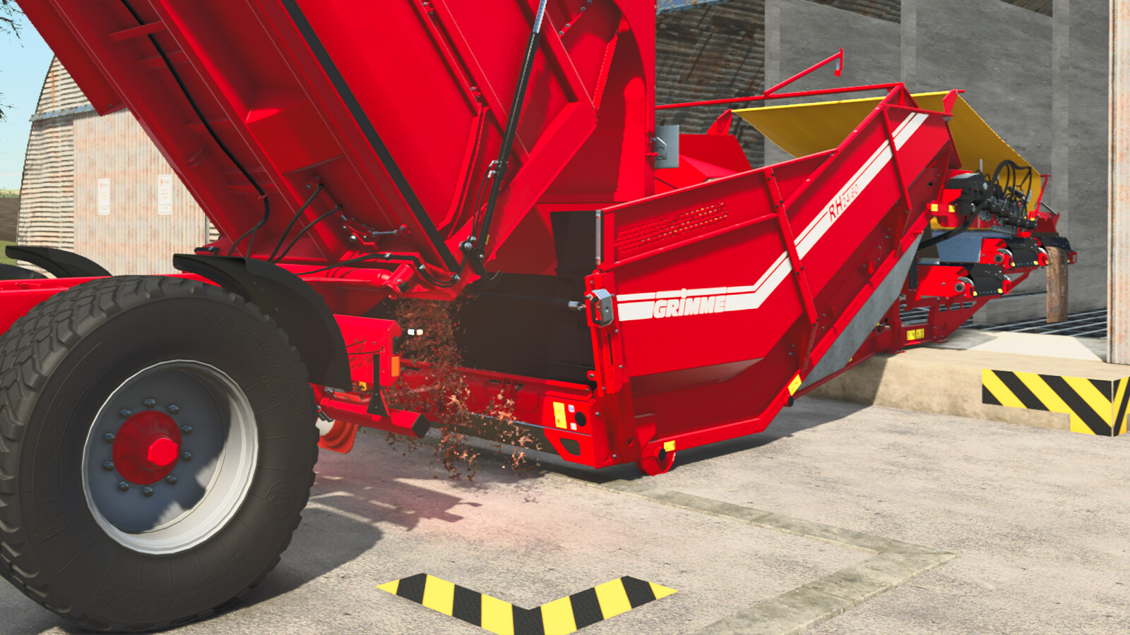 Reinforced Quonset Sheds For Rootcrops & Woodchips