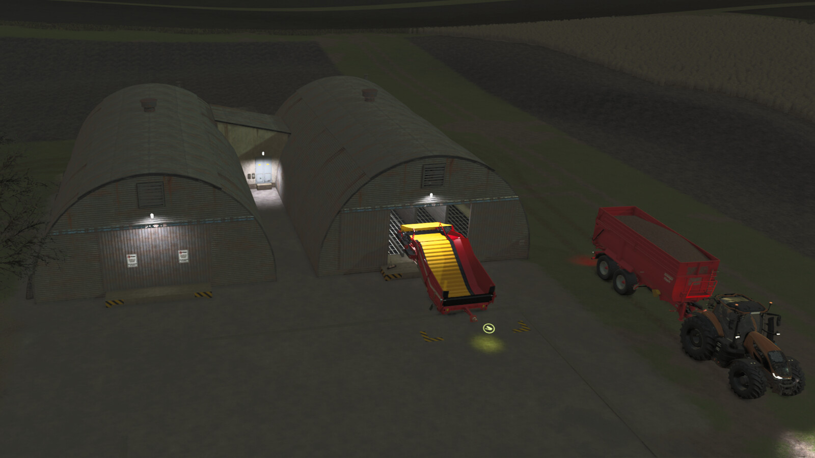 Reinforced Quonset Sheds For Rootcrops & Woodchips