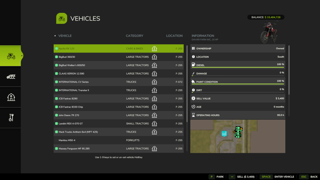 Advanced Farm Manager