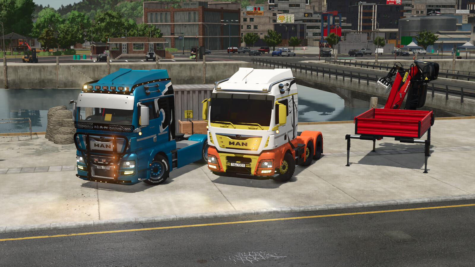 MAN TGX Semi-truck Pack