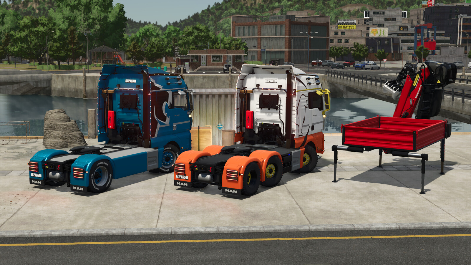 MAN TGX Semi-truck Pack