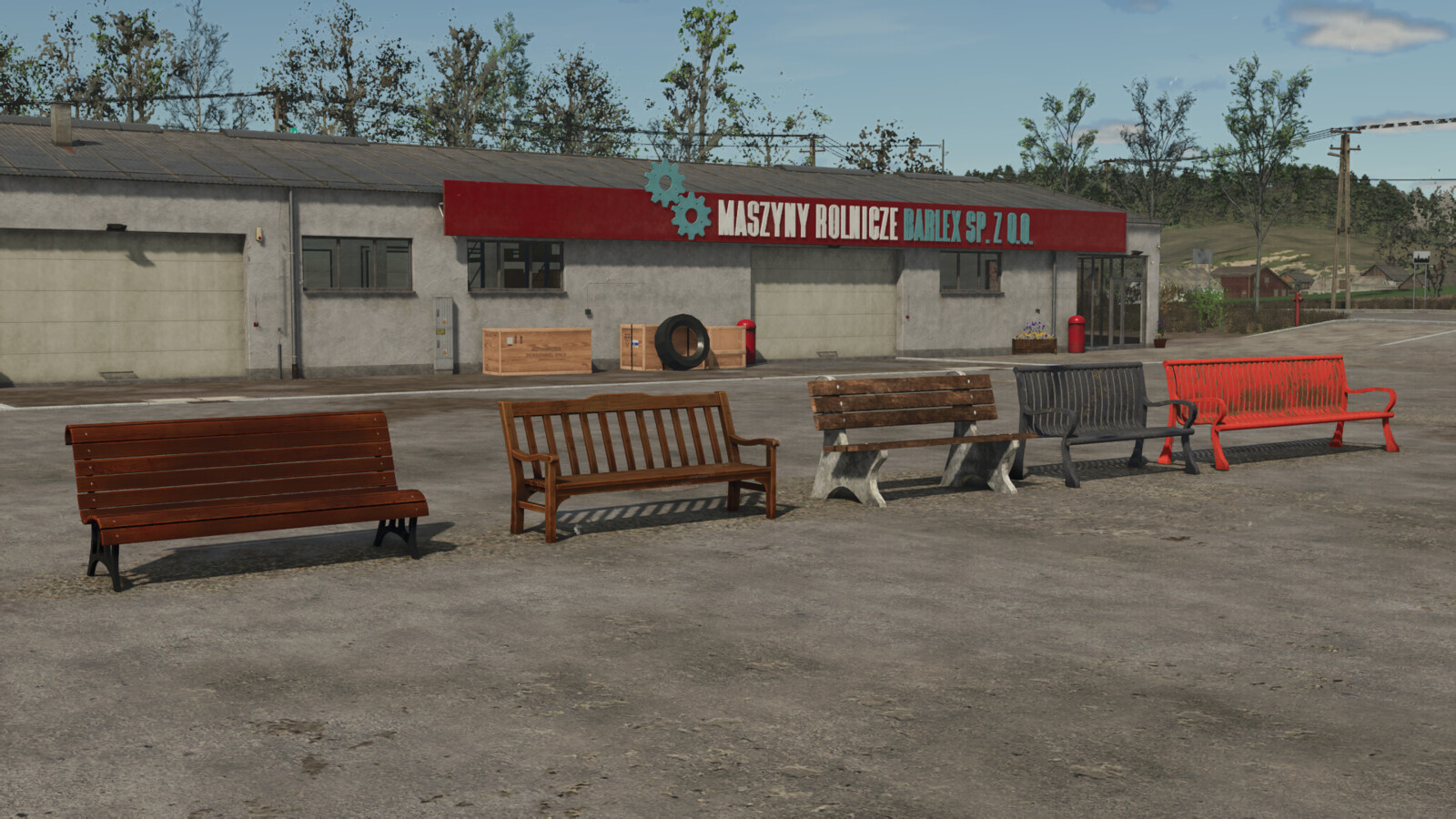 Placeable Benches Pack