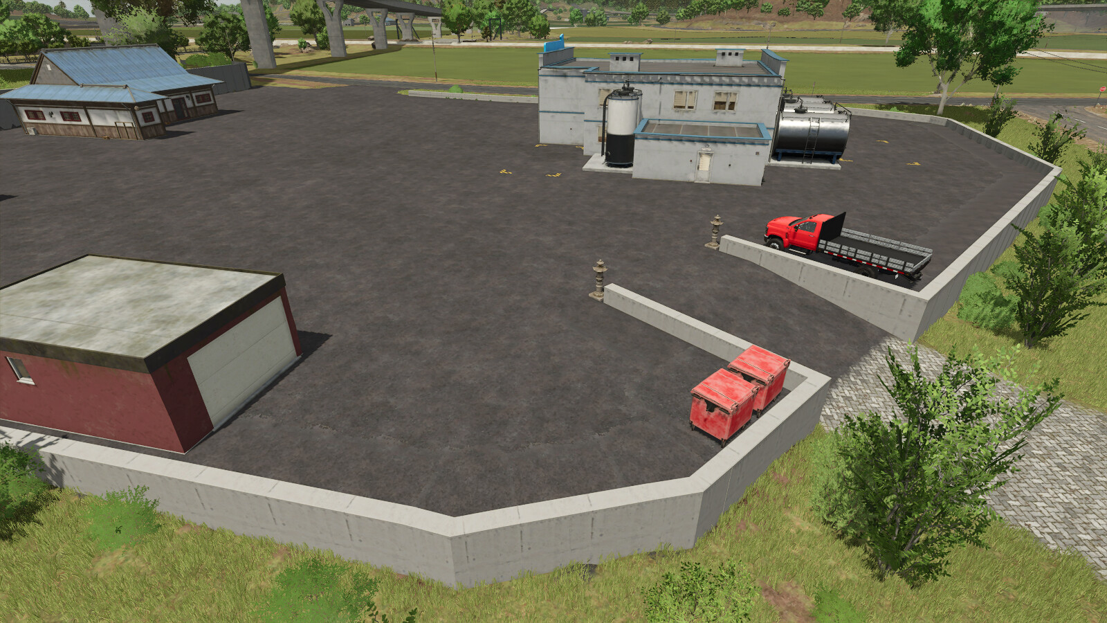 Retaining Wall Fence