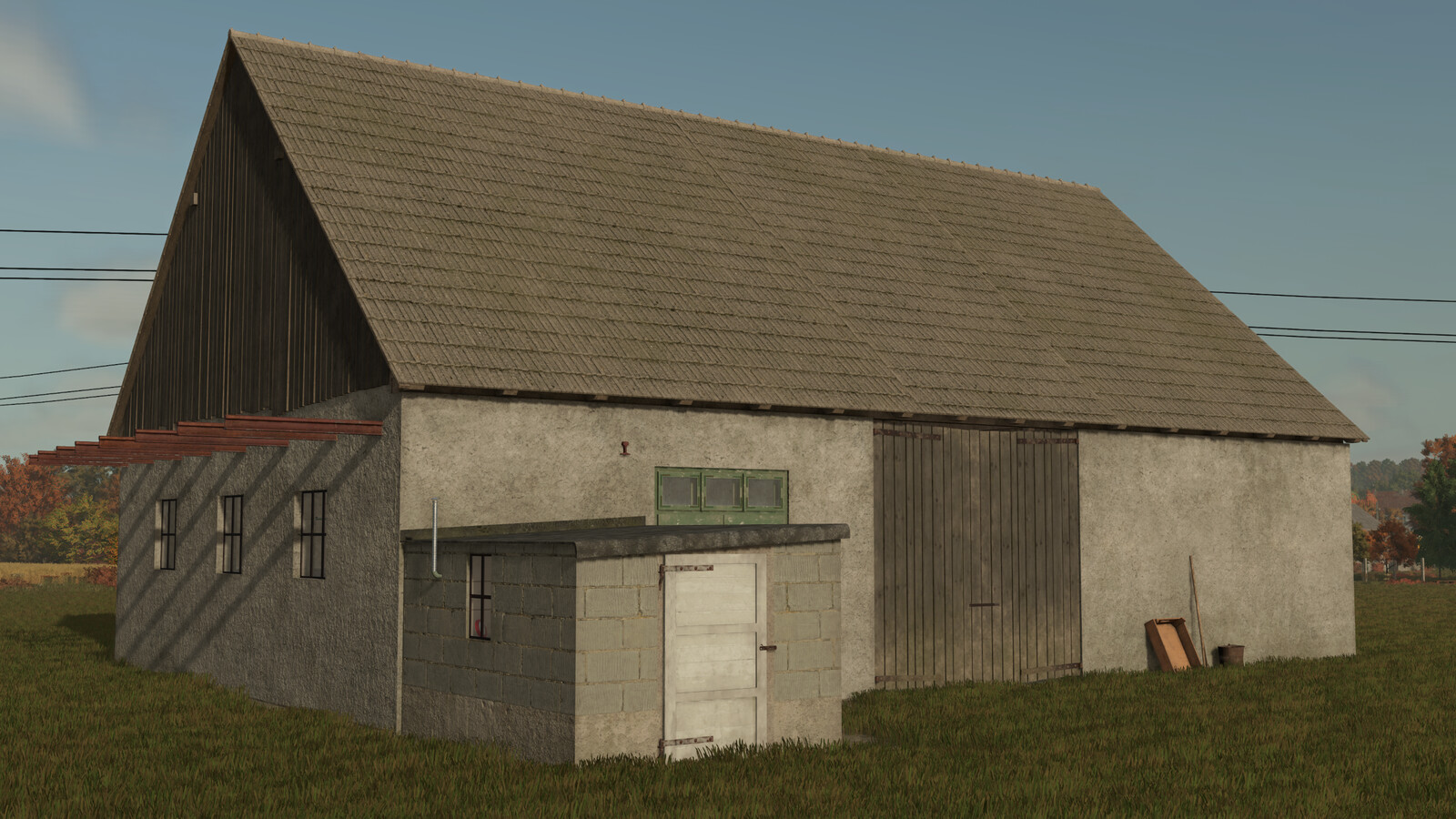 Barn With Cowshed