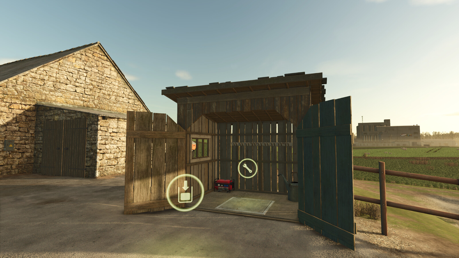 Water Well With Shed