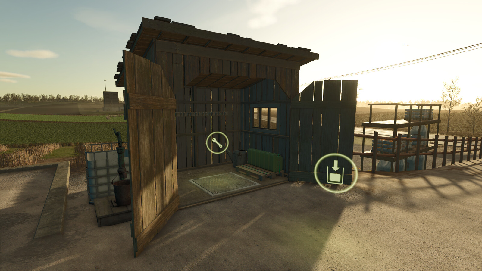 Water Well With Shed