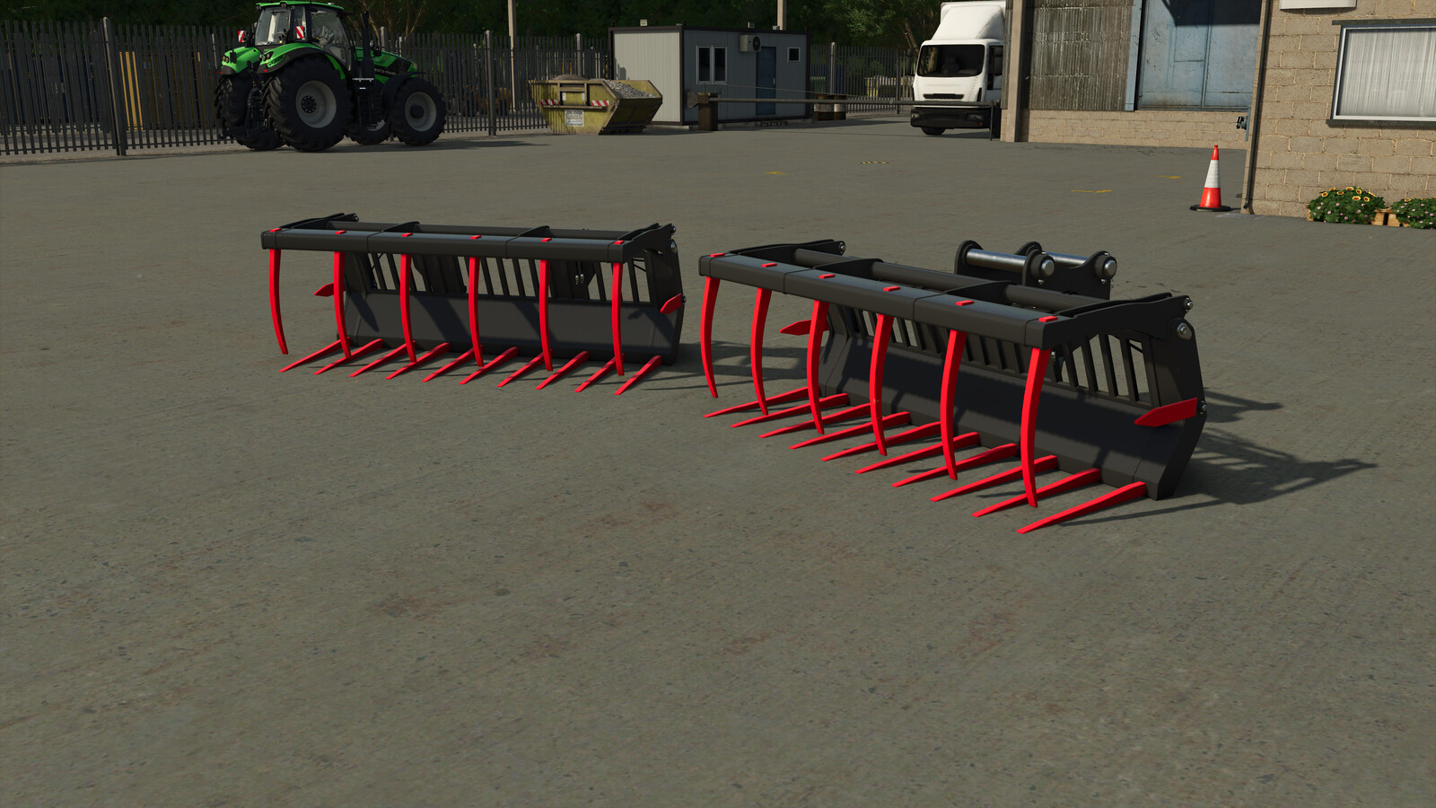 Excavator/Frontloader Manure Grab