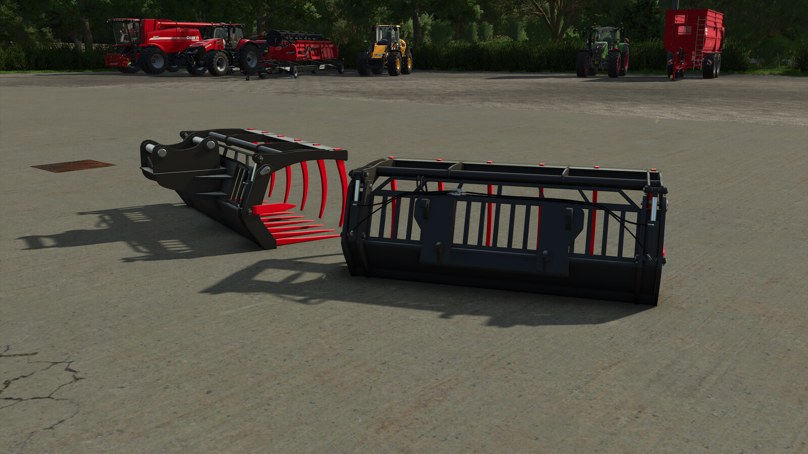 Excavator/Frontloader Manure Grab