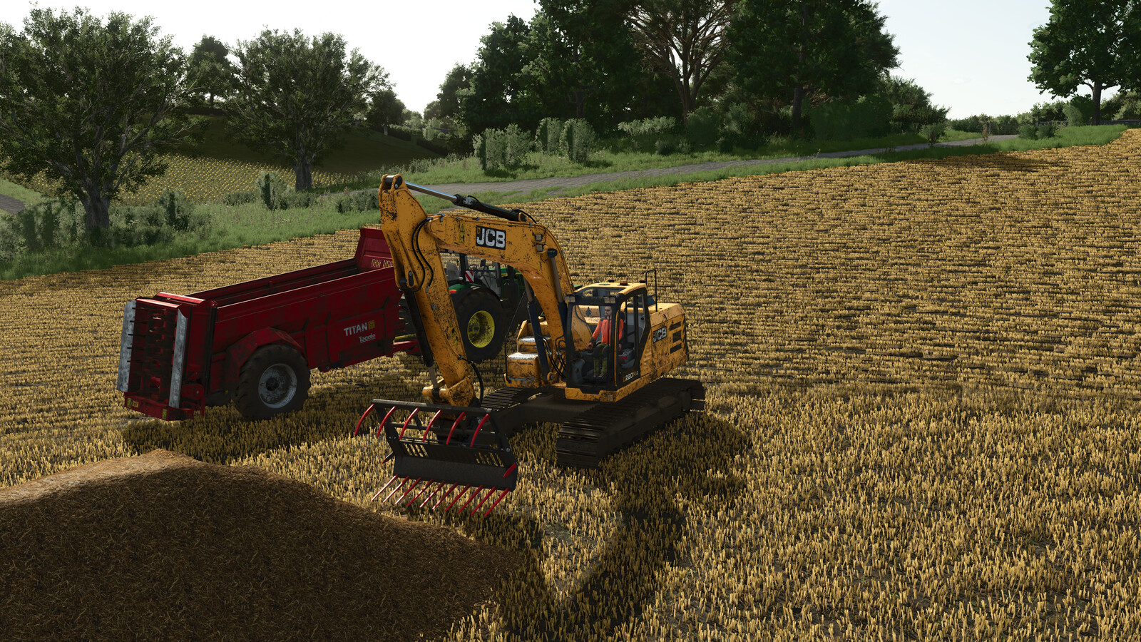 Excavator/Frontloader Manure Grab