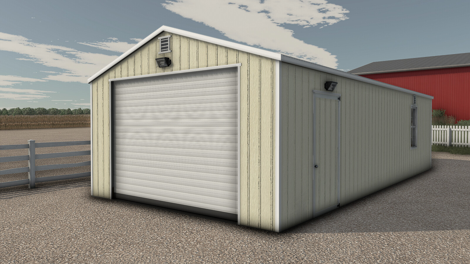 Small Garage With Workshop