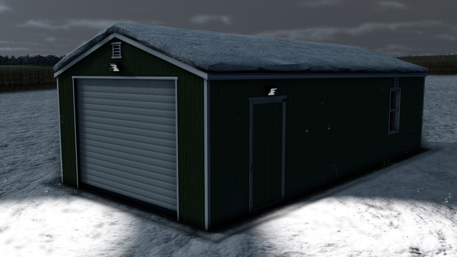 Small Garage With Workshop