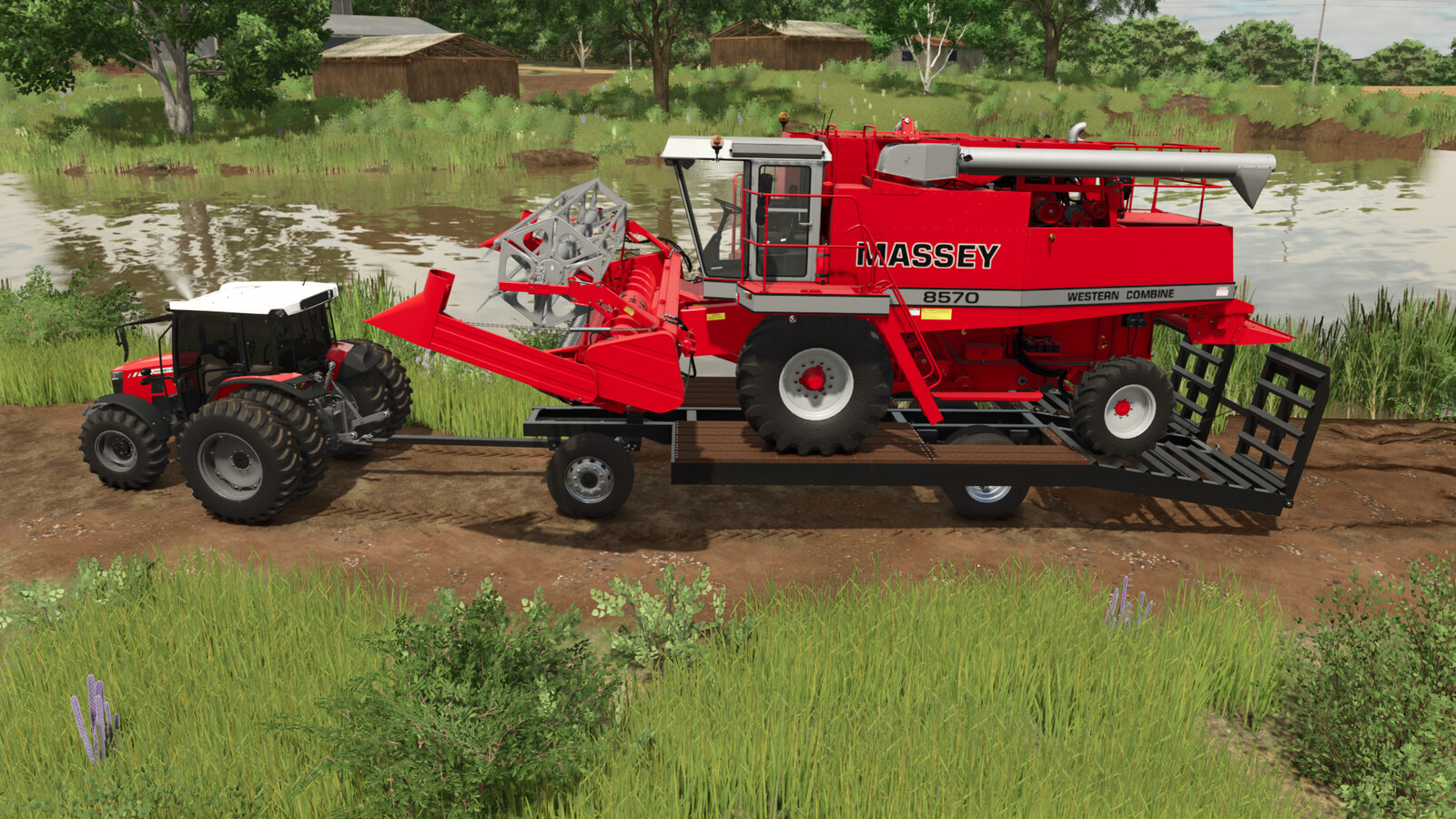 Agricultural Flatbed Trailer 10M