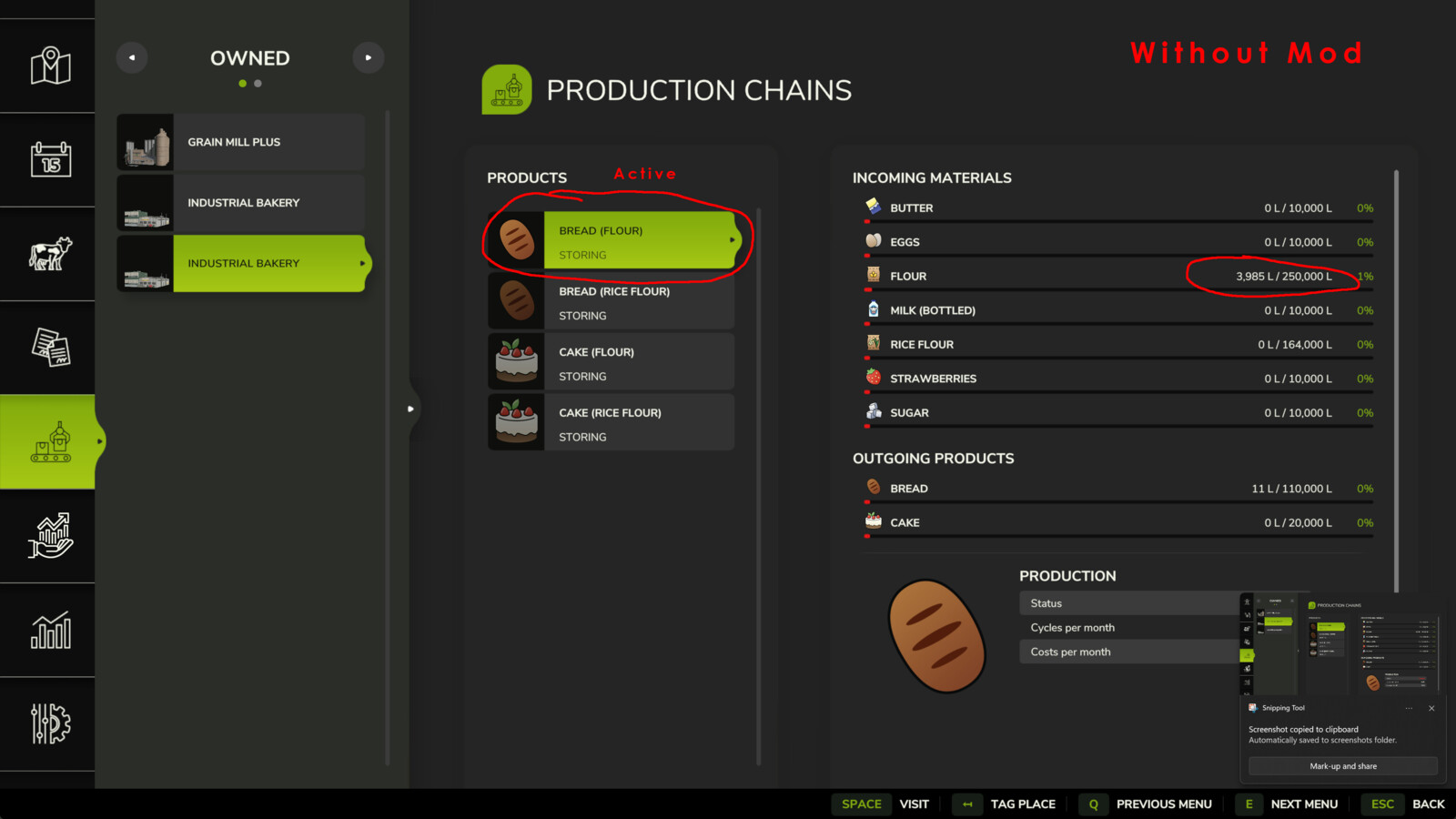 Improved Production Distribution