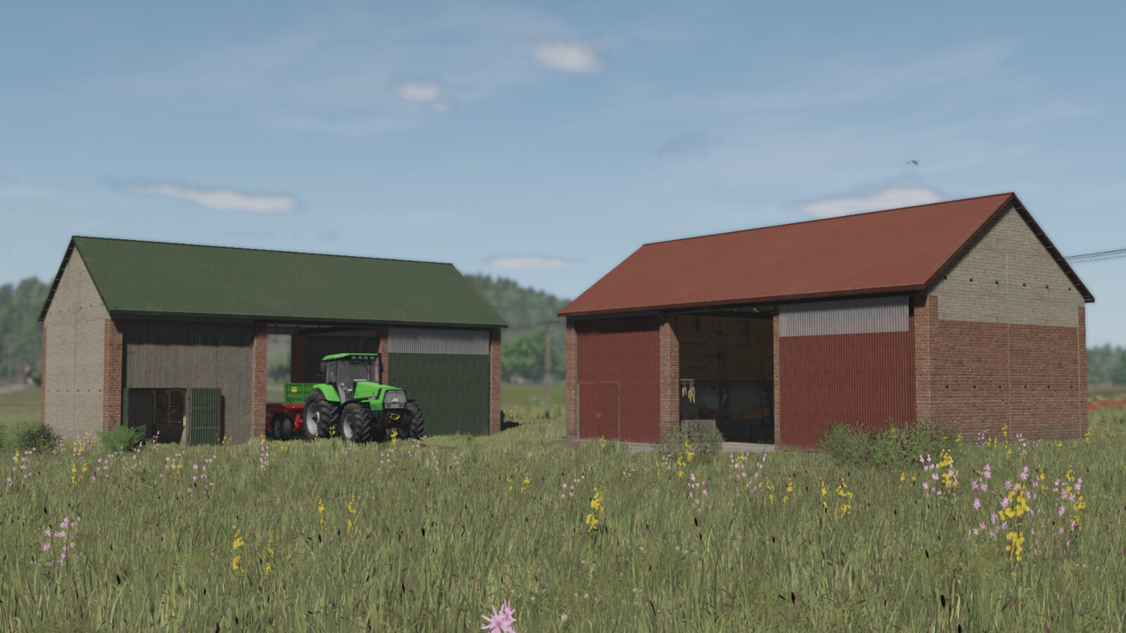 Farm Buildings Set