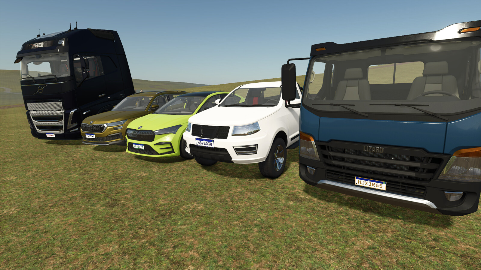 2020 Mercosul Brazilian License Plates (Prefab*)