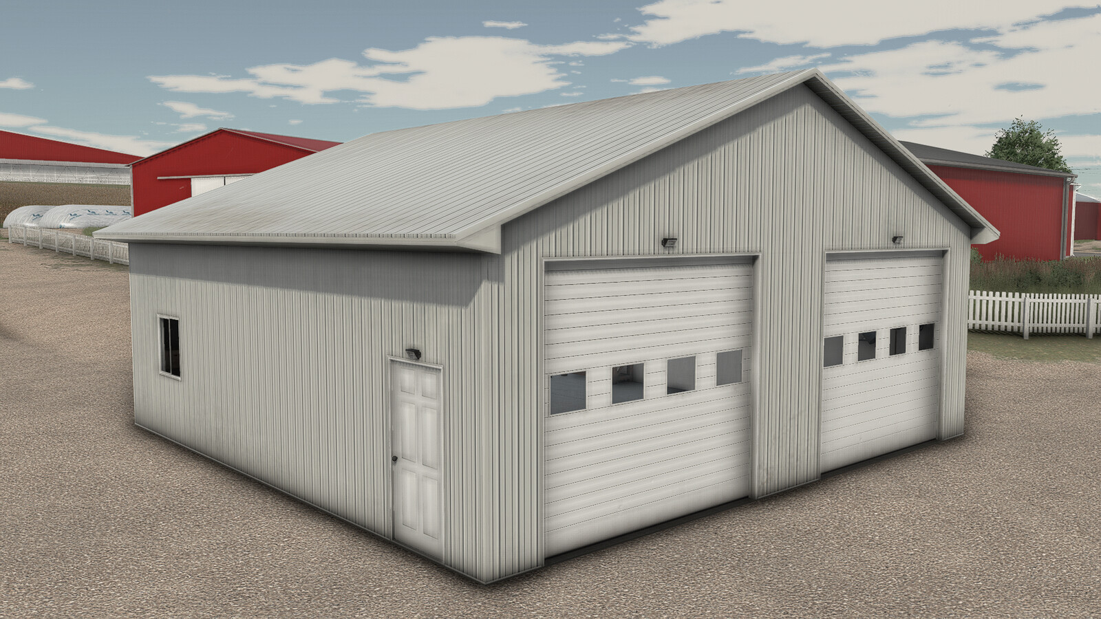 Garage With Tool Table