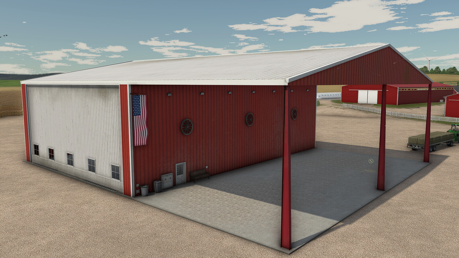 Large Drive Thru Shed