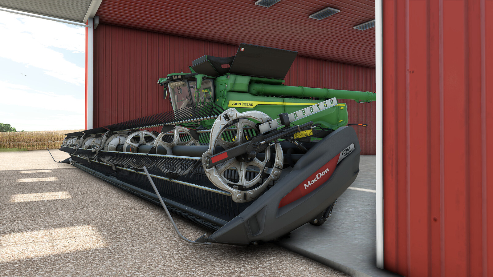 Large Drive Thru Shed