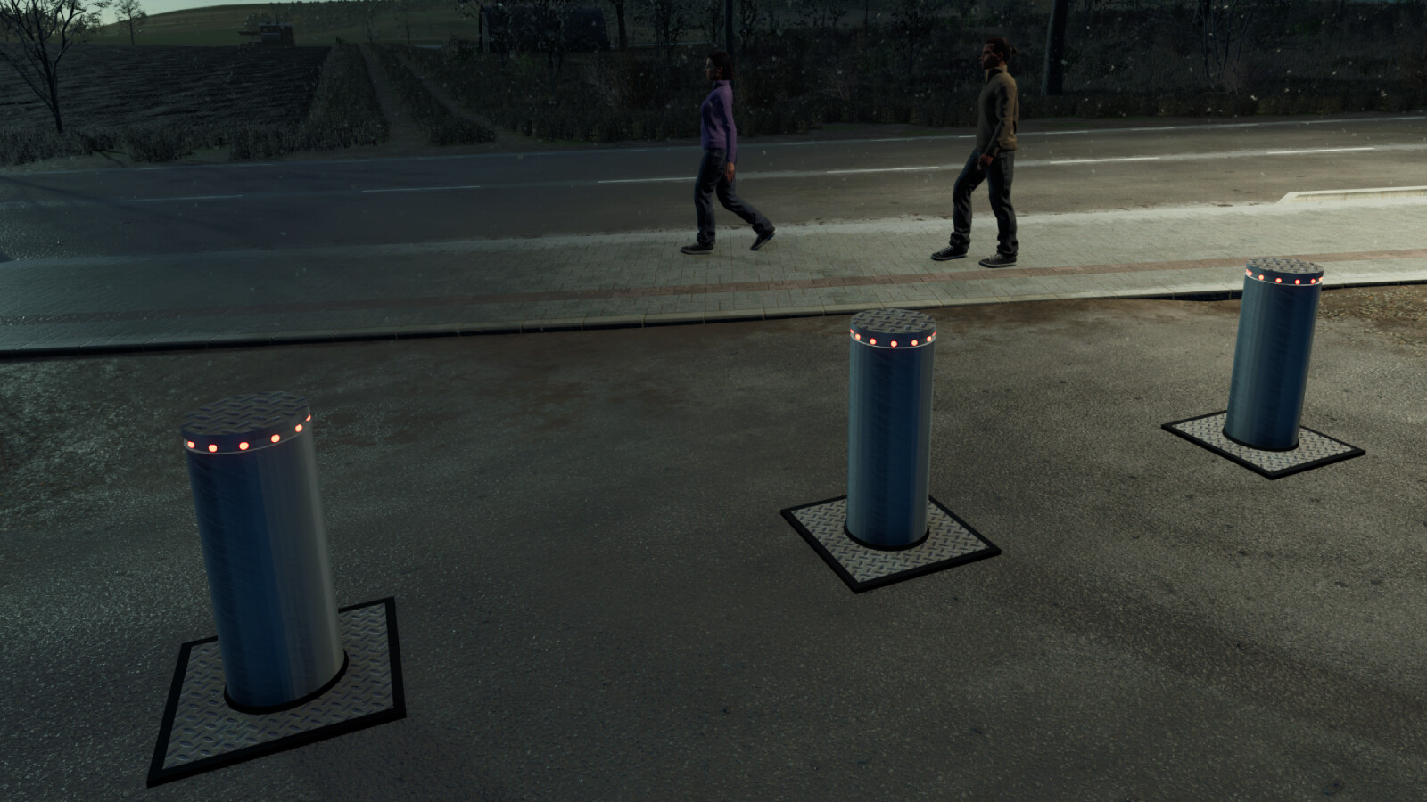 Hydraulic Bollards