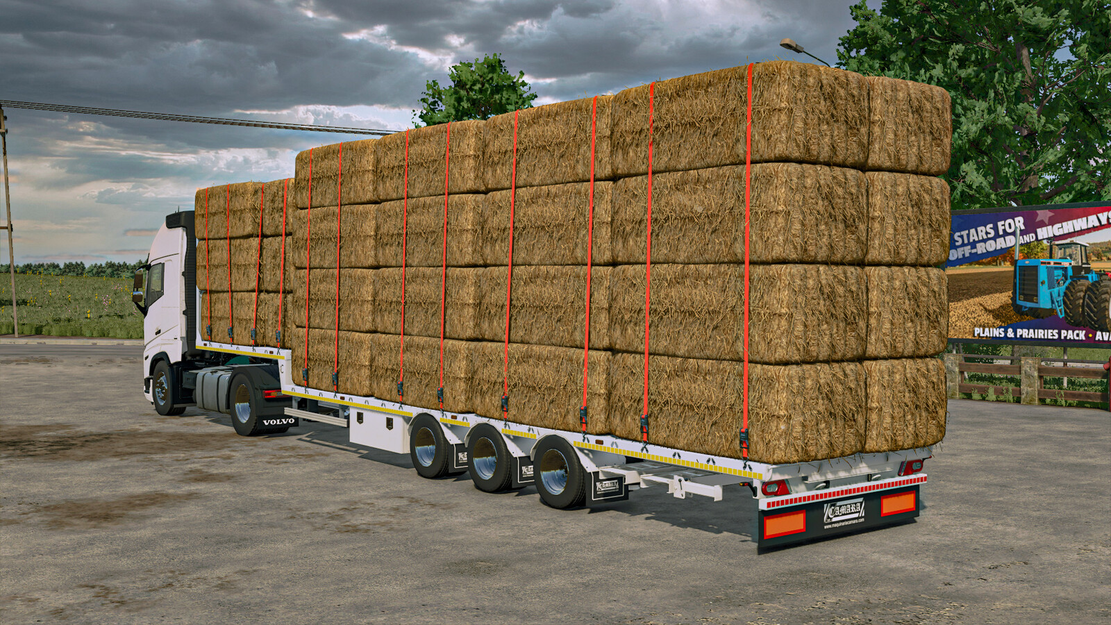 Camara Straw Bale Semitrailer