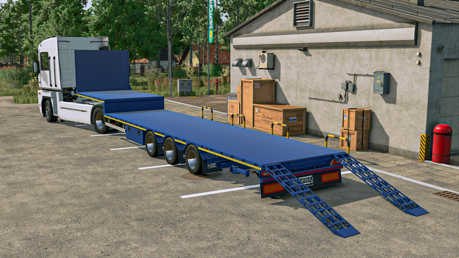 Camara Straw Bale Semitrailer