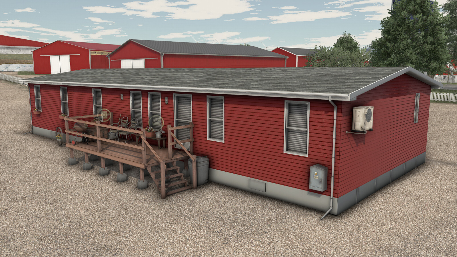 Old American Farm House