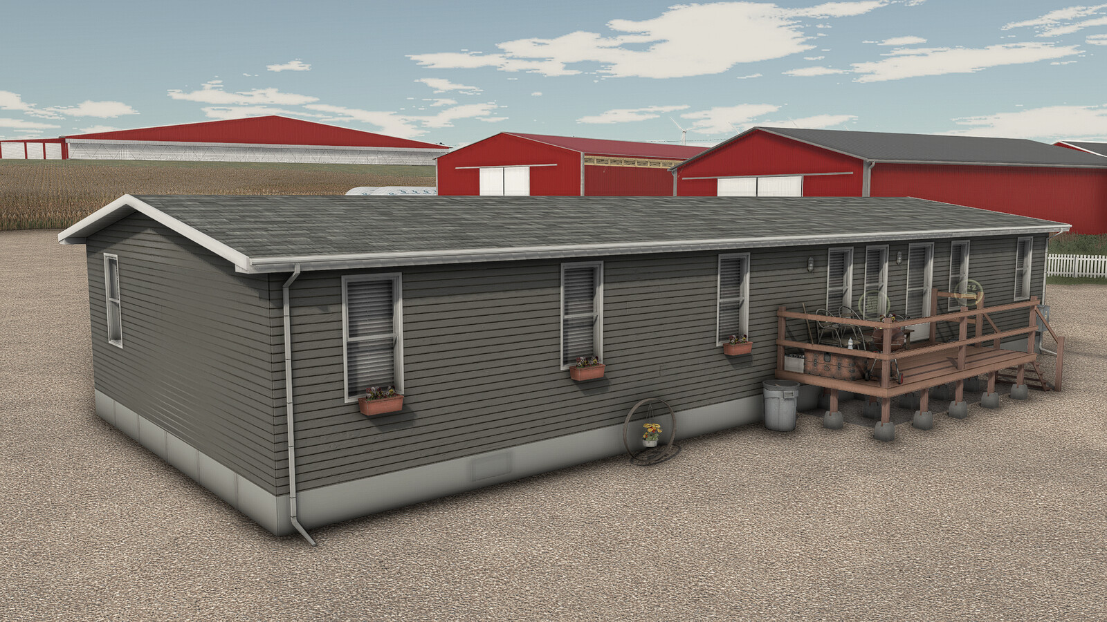 Old American Farm House