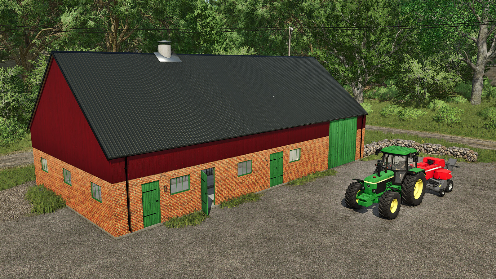 Old Swedish Cow Barn