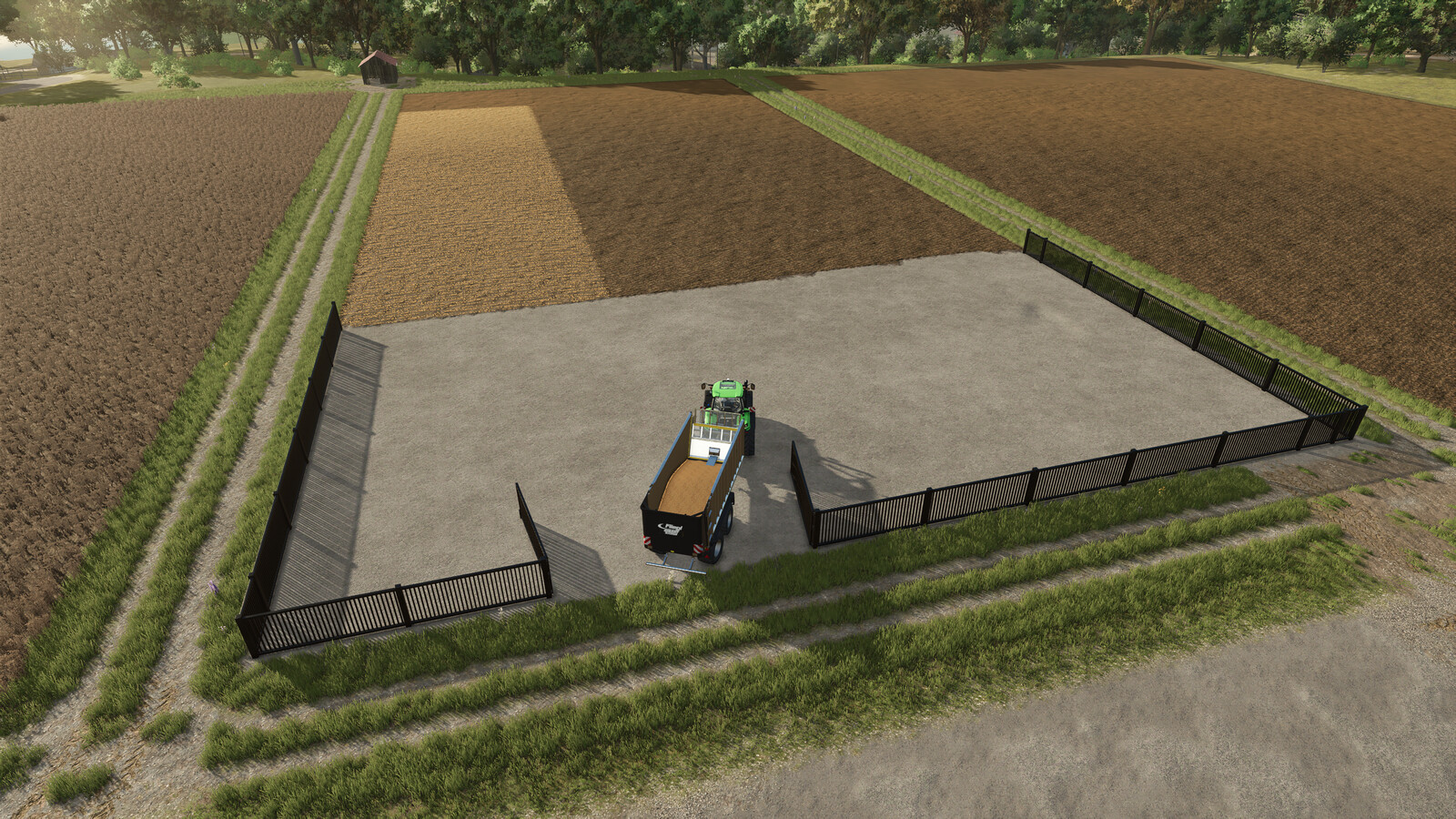 Metal Fence With Gates Pack