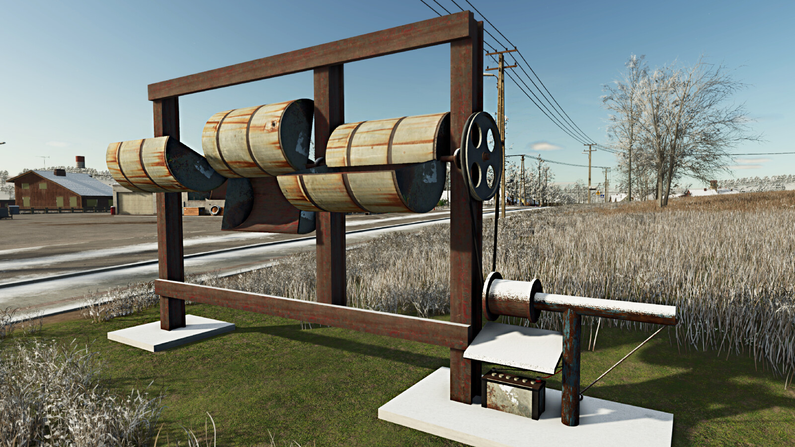 Wind Generators Made With Barrels
