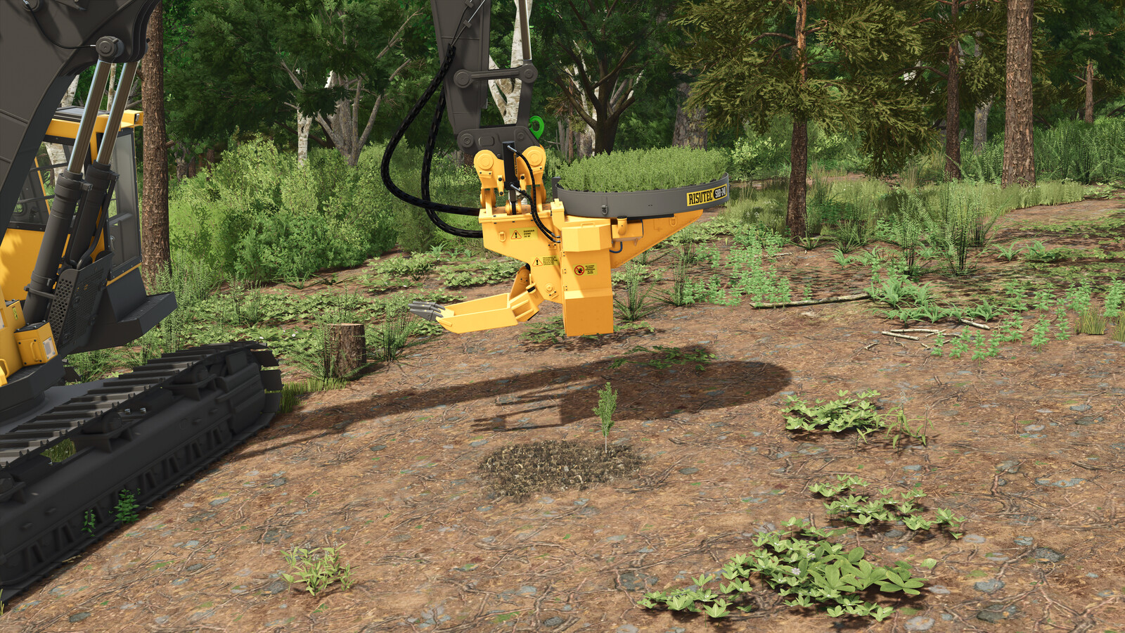 Tree Planter And Forestry Shredder