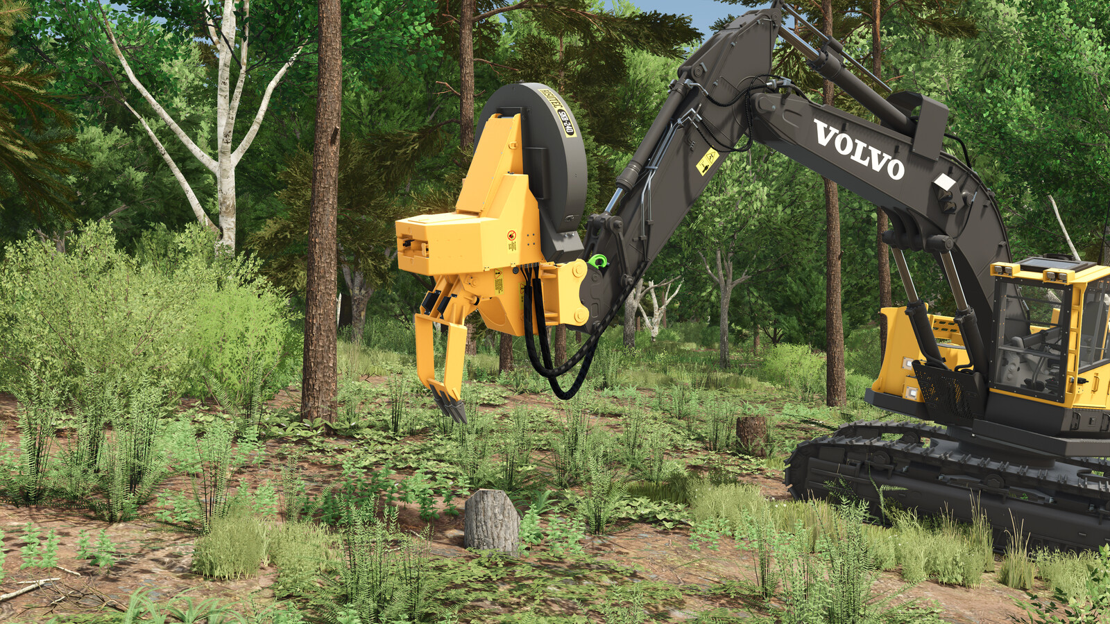 Tree Planter And Forestry Shredder