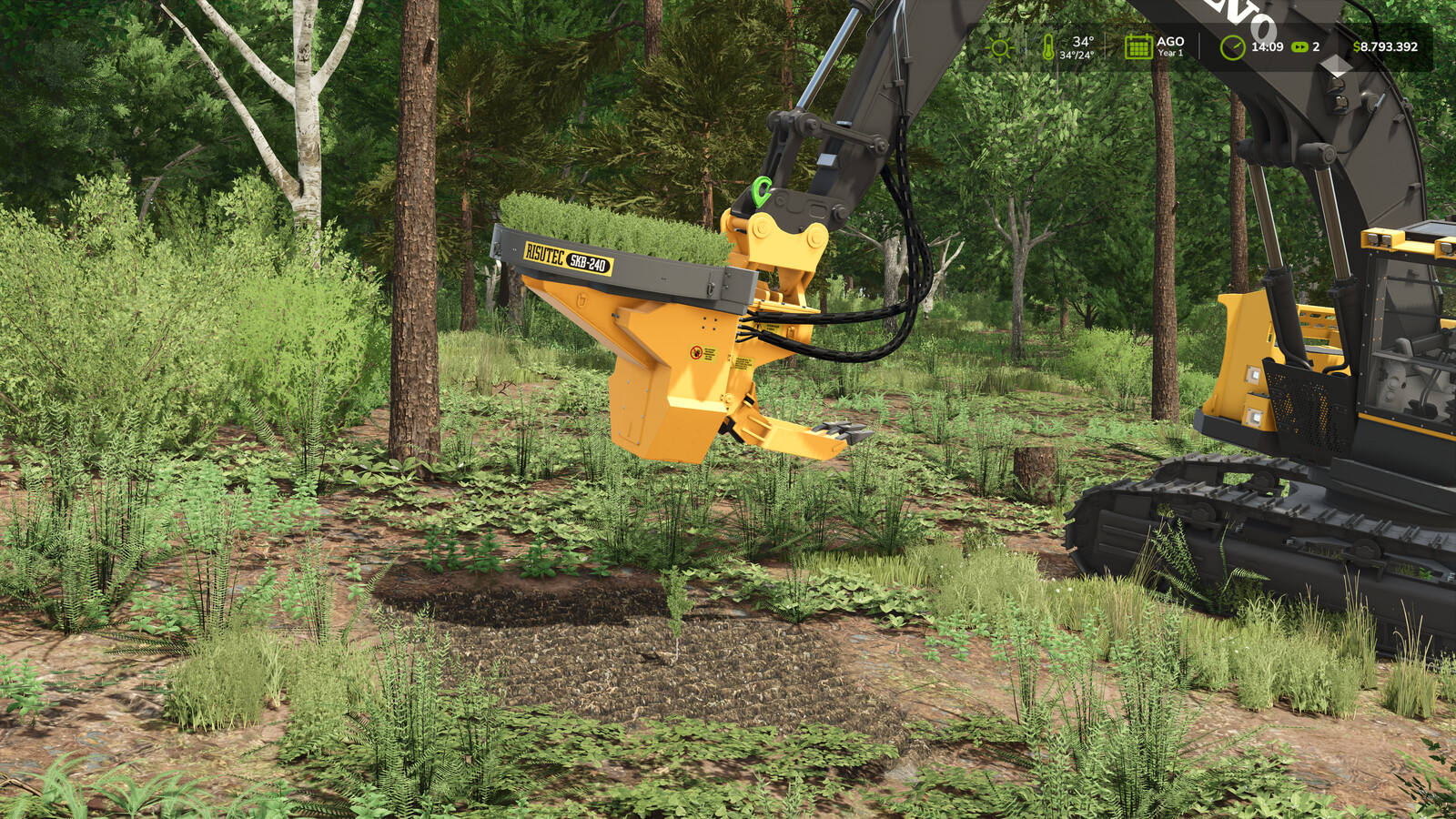 Tree Planter And Forestry Shredder