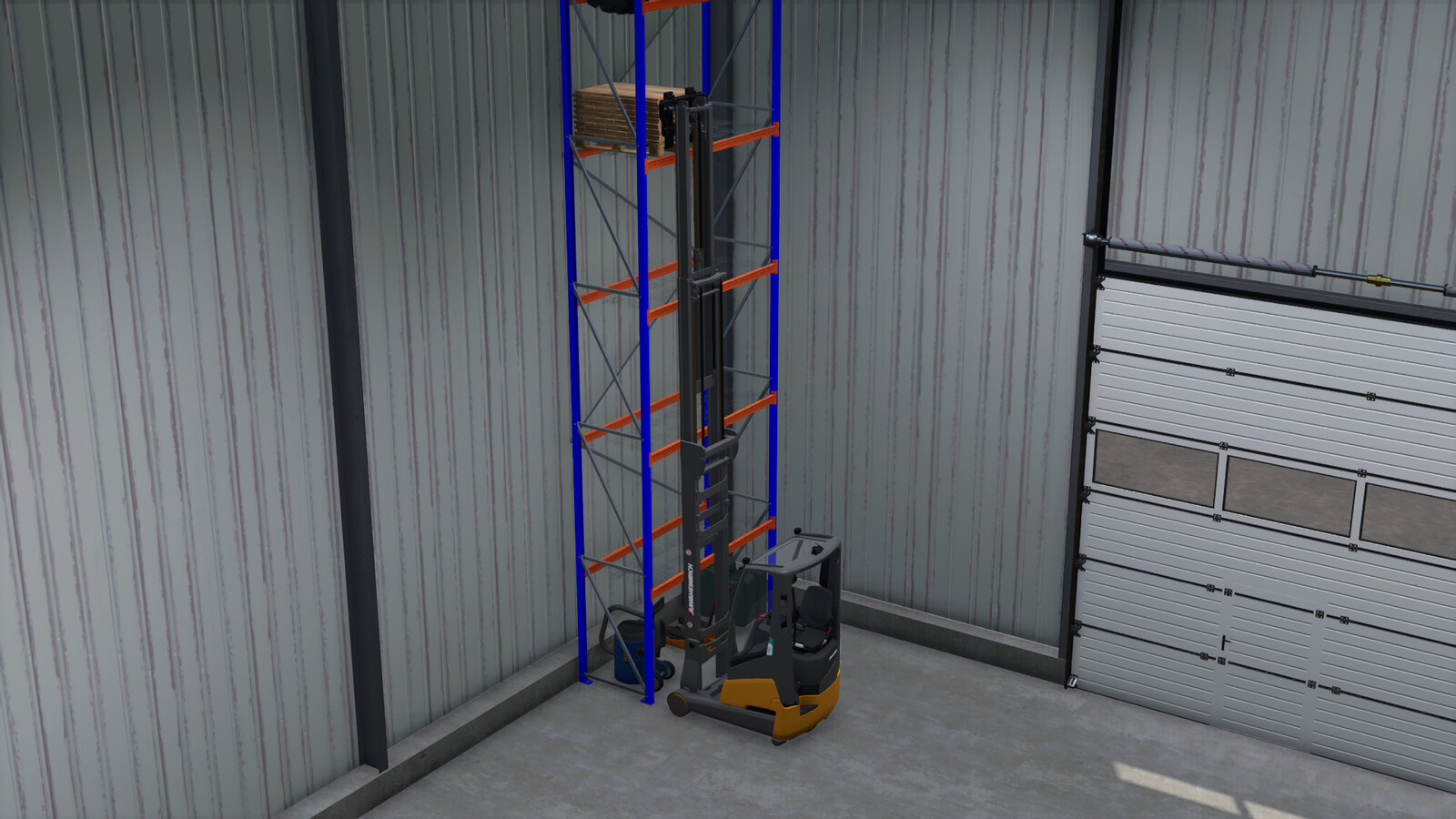 Forestry Machinery Hall With Workshop