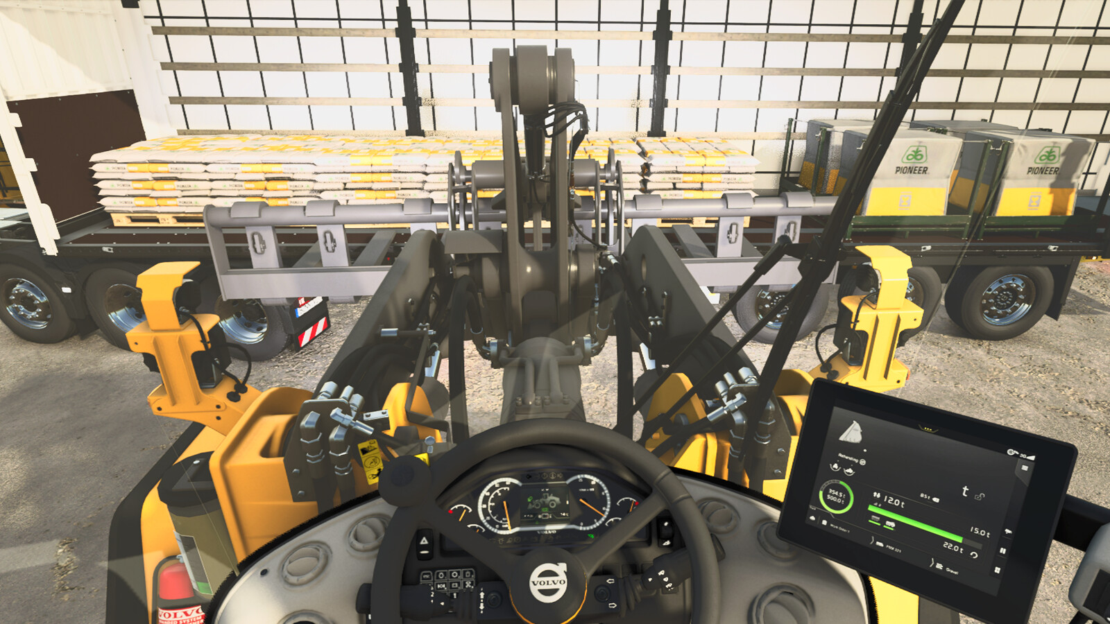 L120H/L180H Multiple Pallets Fork Frame