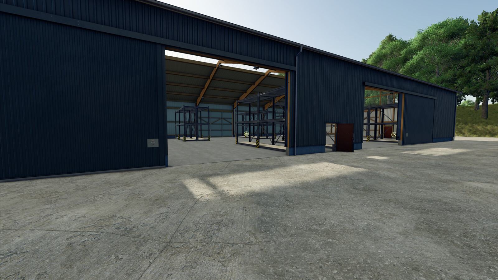 Large Hall With Heavy-Duty Shelving