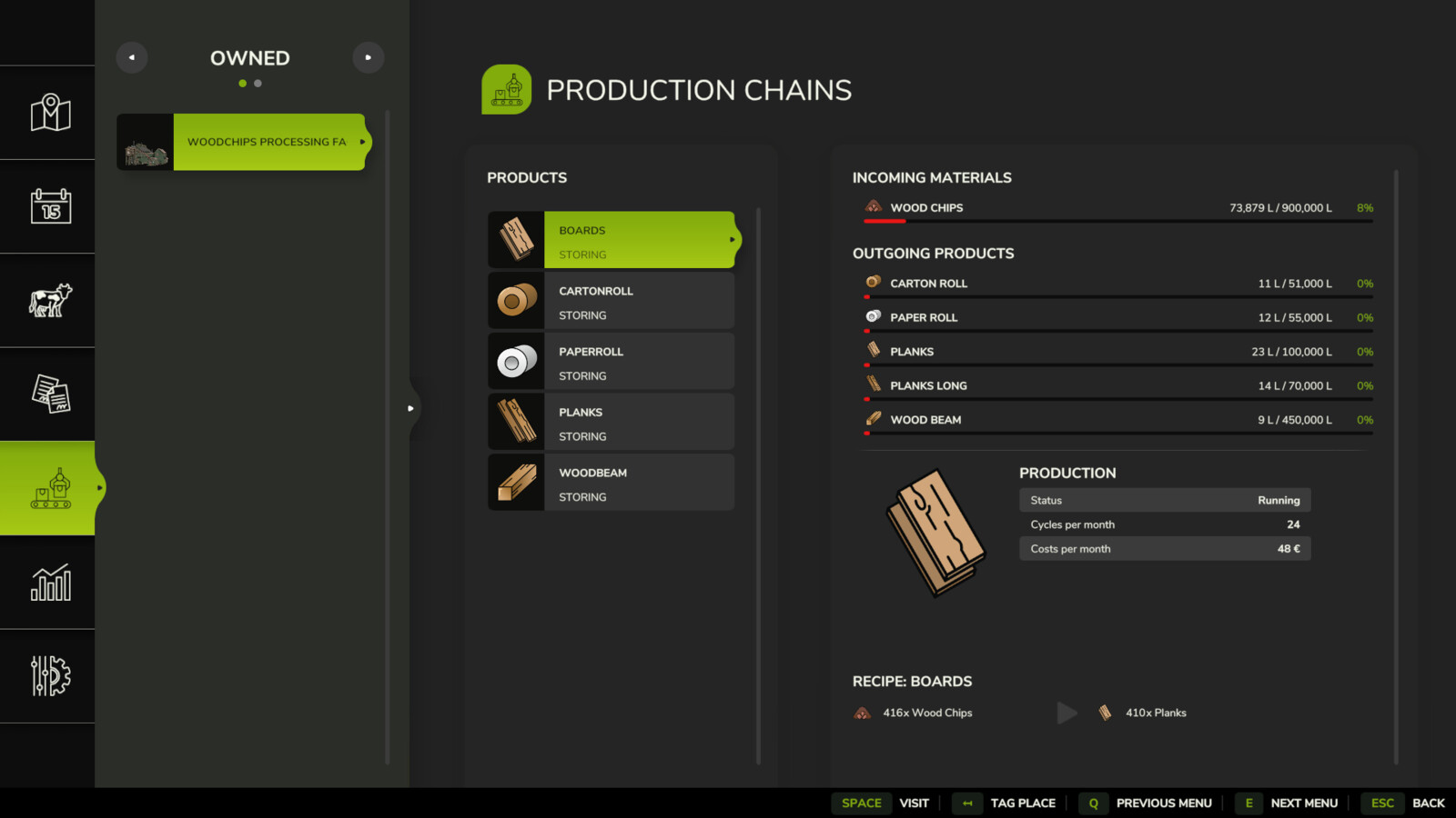 Woodchips Processing Factory