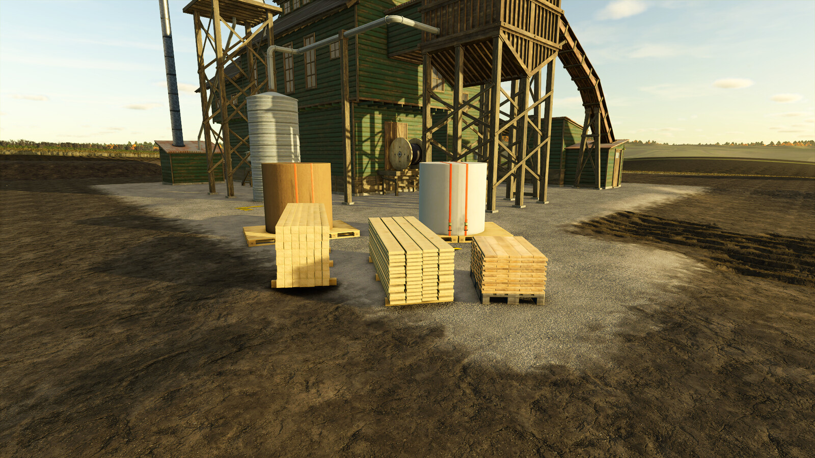Woodchips Processing Factory