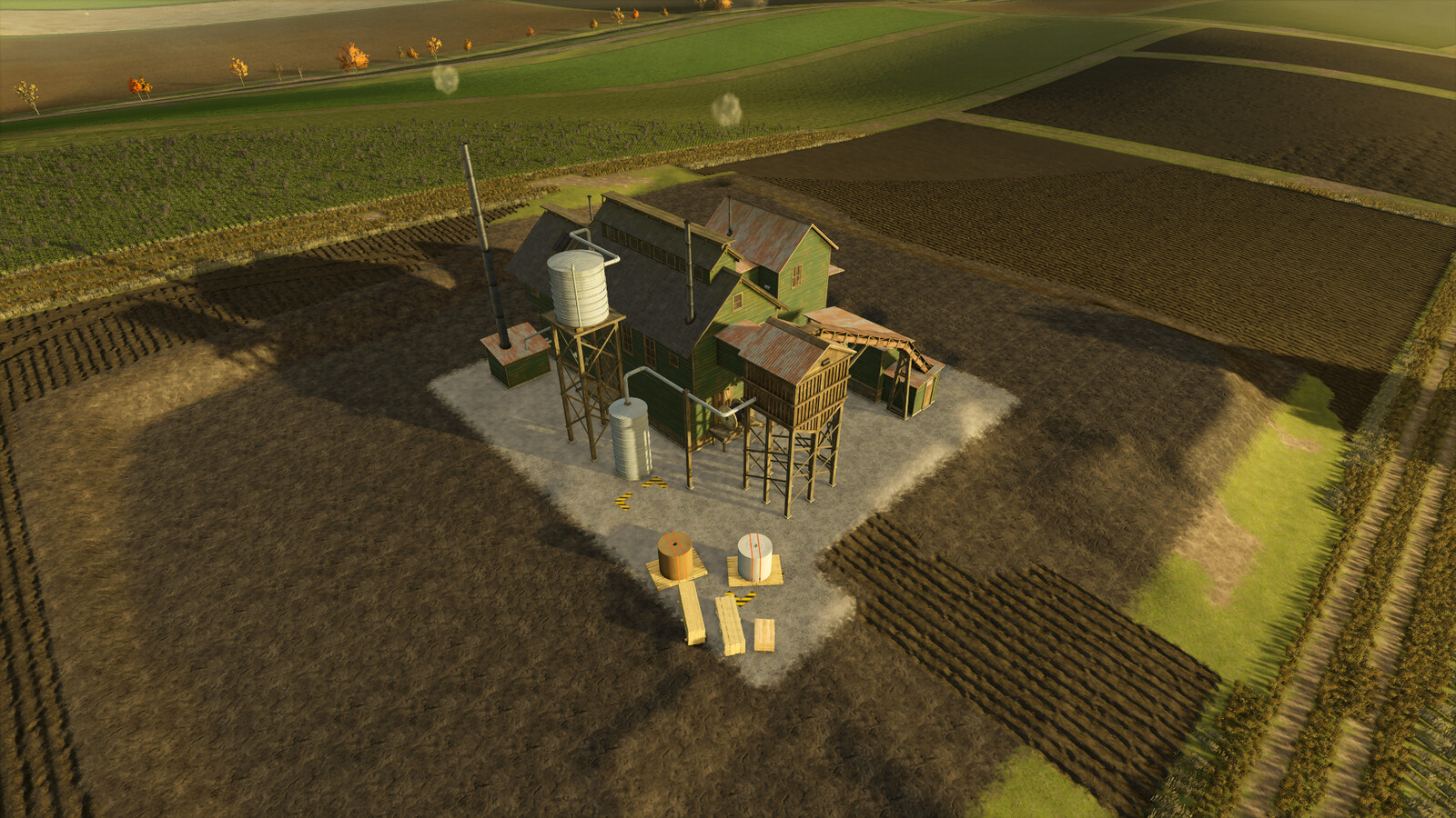 Woodchips Processing Factory