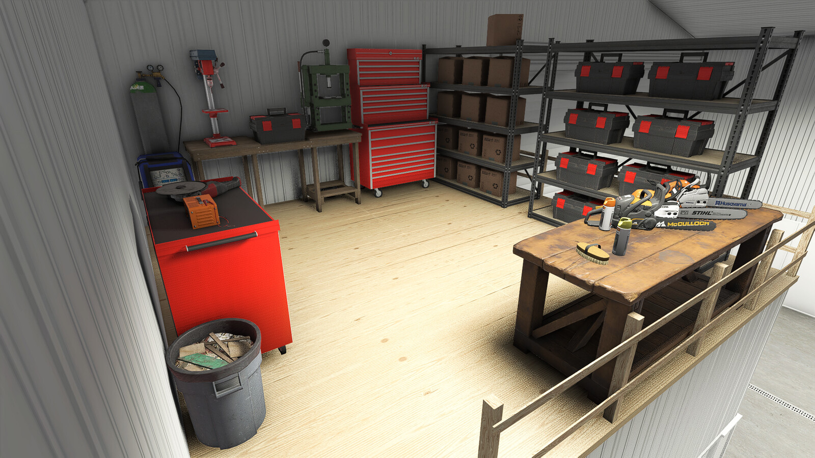 American Midwest Woods Shed