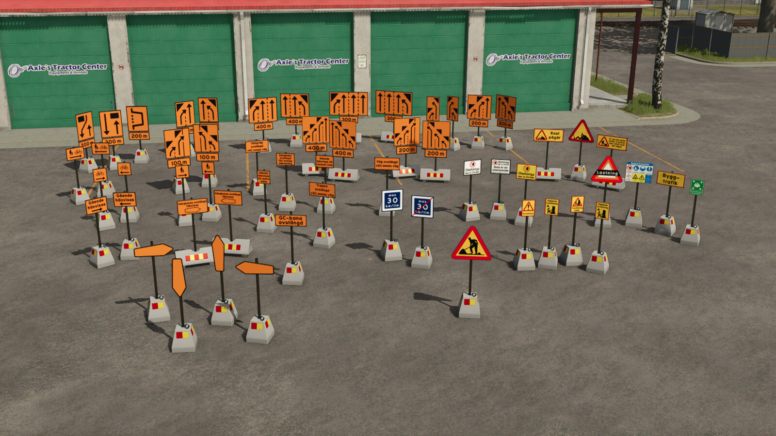 Swedish Construction Sign Pack