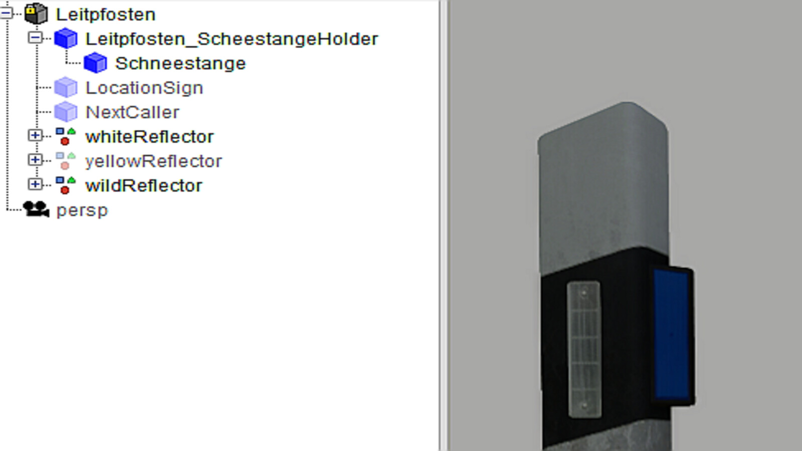German Road Poles (Prefab*)