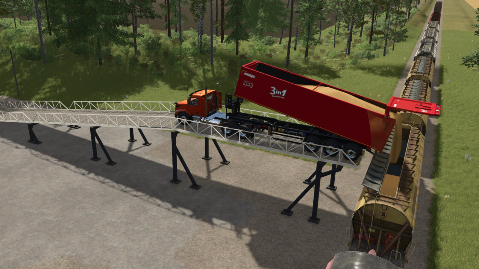 Train Loading Ramp