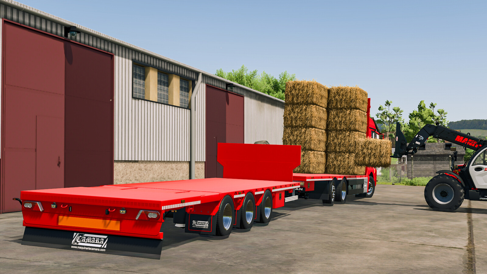 Camara Straw Transport Trailer