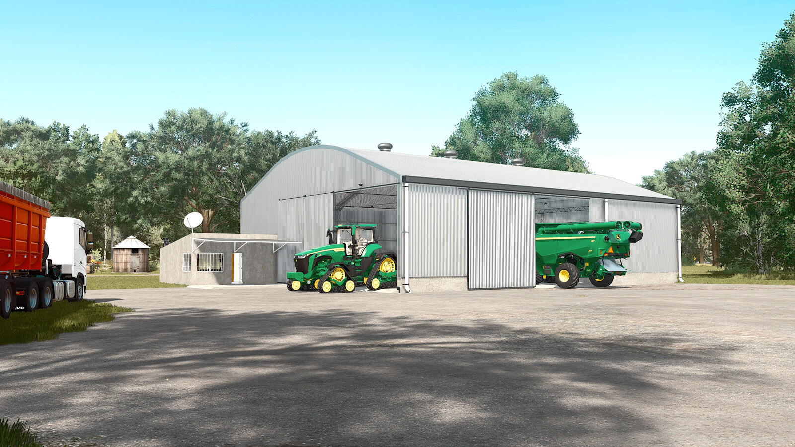 Shed With Workshop And Office