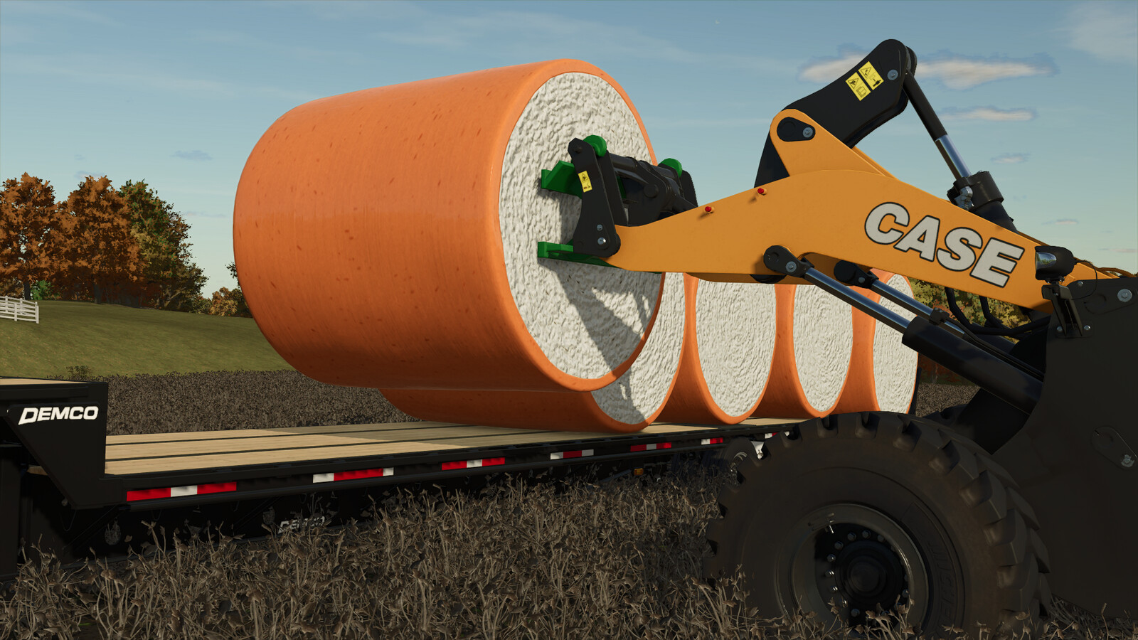 Round Cotton Module Spear For Wheel Loaders