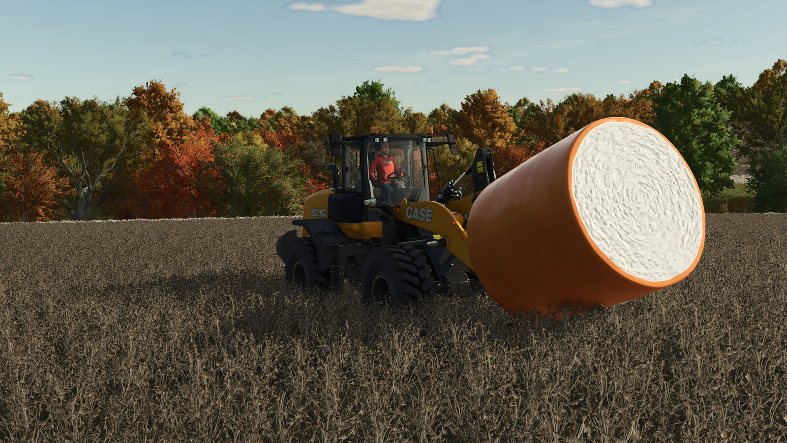 Round Cotton Module Spear For Wheel Loaders