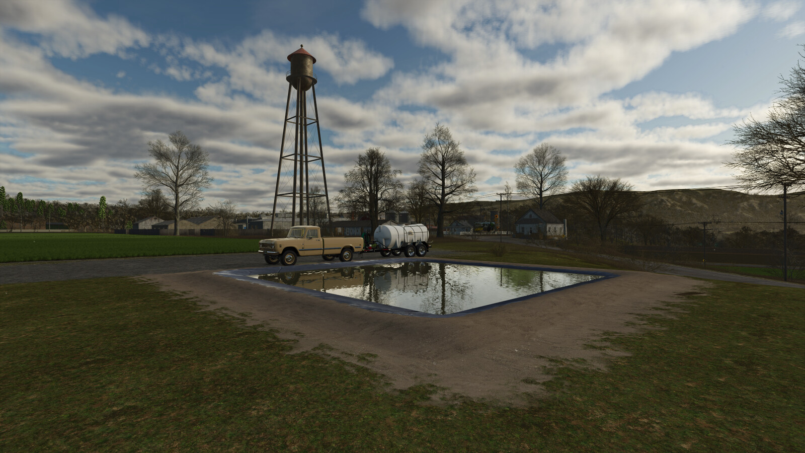 Rainwater And Snow Harvesting Pit