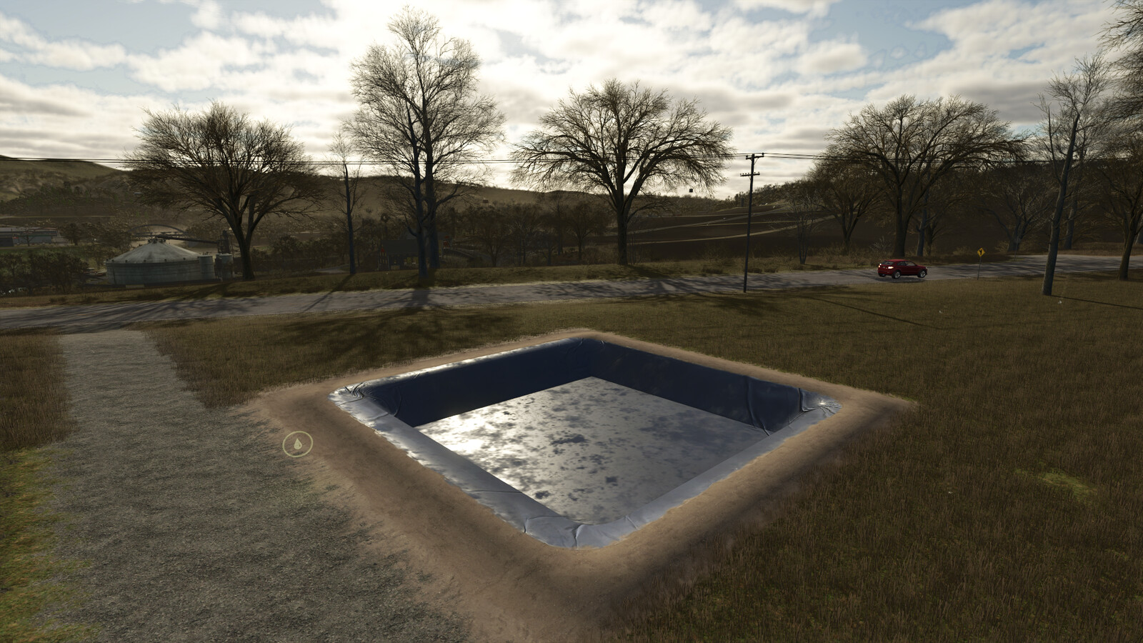 Rainwater And Snow Harvesting Pit