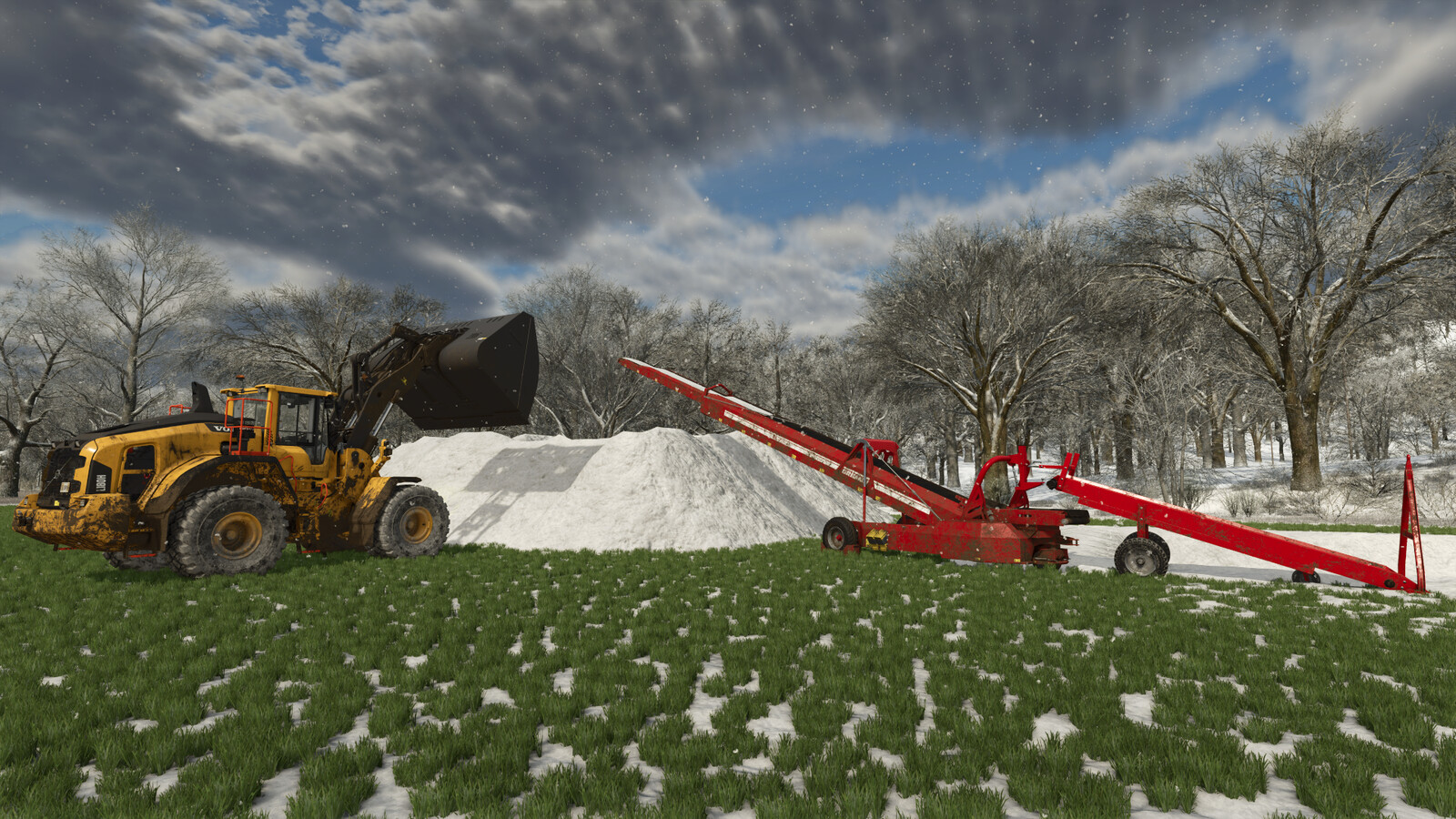 Rainwater And Snow Harvesting Pit